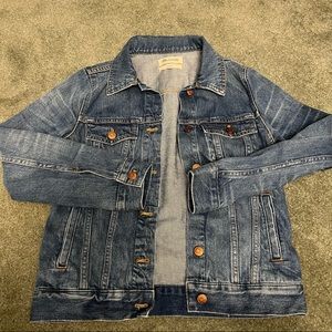 Madewell The Jean Denim Jacket - Pinter Wash Women Small S EUC ASO Meghan Markle
